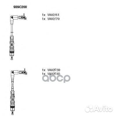 Провода высоковольтные, комплект 939C200 bremi