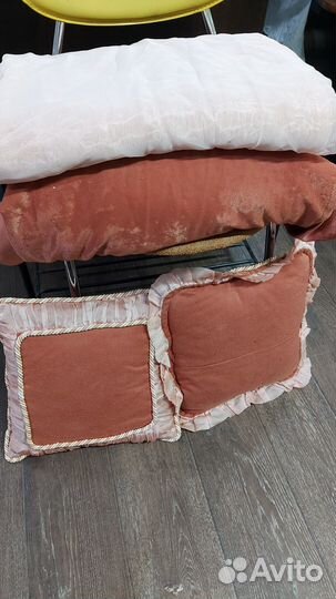 Штора портьера с тюлью плотная тяжелая