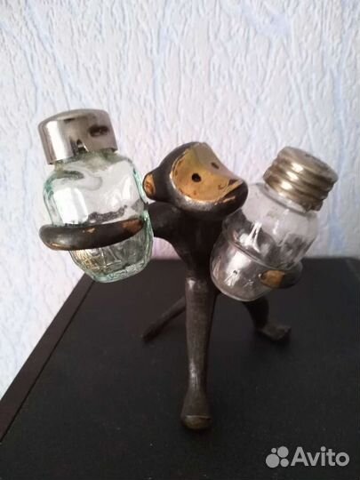Солонка,перечница Обезьянка СССР
