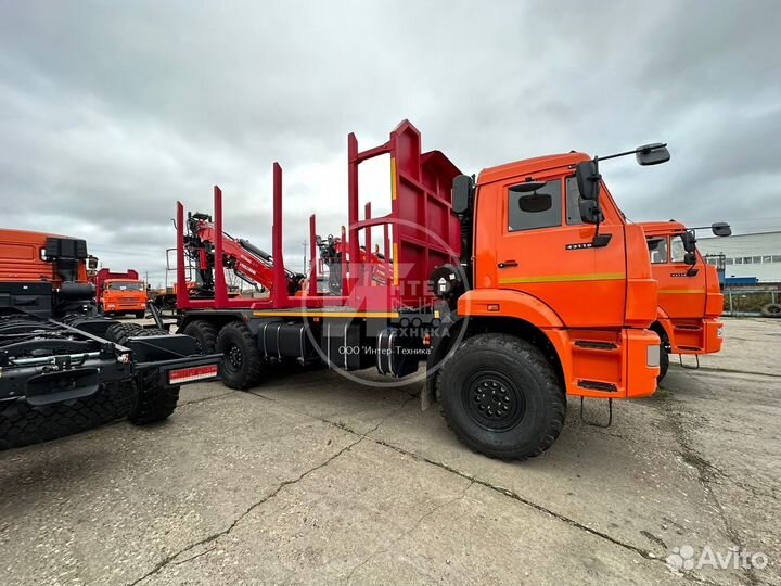 Лесовоз (сортиментовоз) КАМАЗ 43118 с КМУ Велмаш-С, 2024