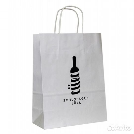 Бумажные пакеты с ручками с логотипом