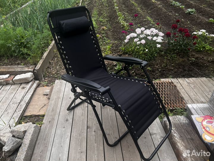 Шезлонг лежак складной