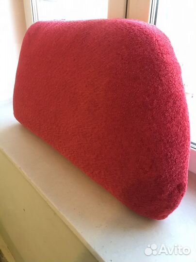 Большая подушка для дивана Красная