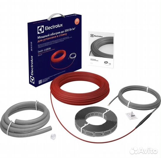 Теплый пол Кабель Electrolux ETC 2-17 twin cable