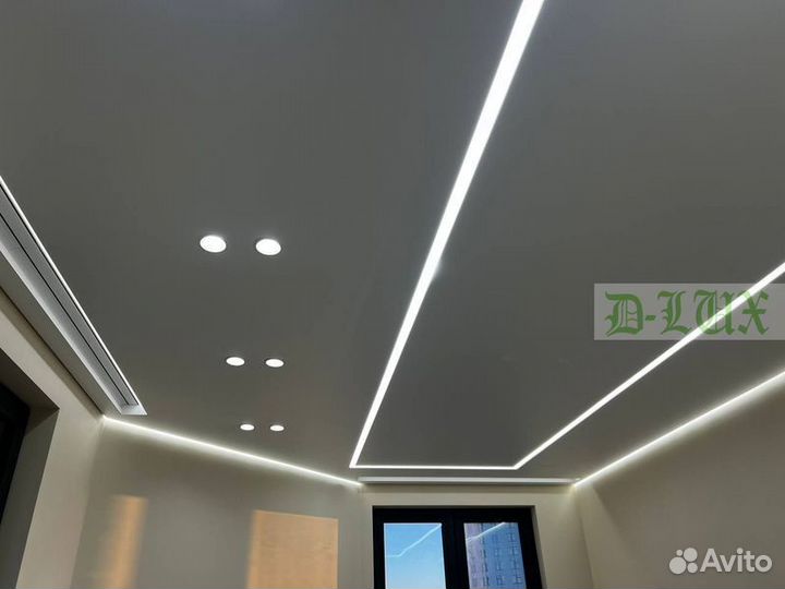 Натяжные потолки под ключ