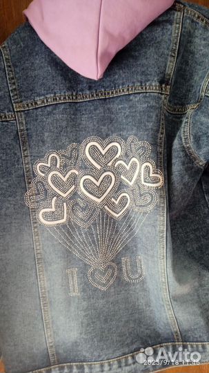 Джинсовая куртка женская новая