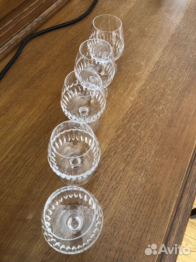 Хрустальные бокалы для коньяка германия винтаж