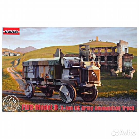 Сборная модель автомобиля Roden Rod736