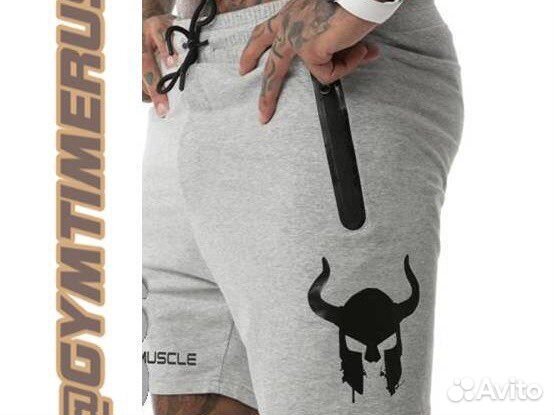 Шорты спортивные Doctor Muscle, серые