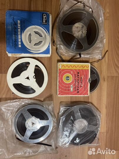 Бобины катушки для магнитофона