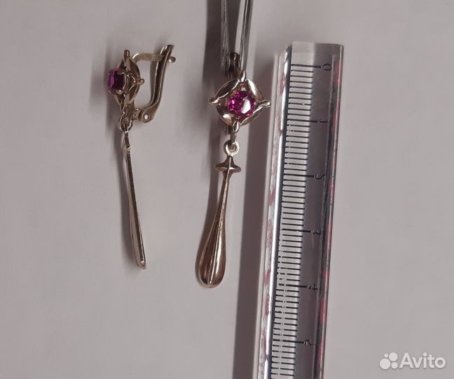 Серьги СССР винтаж