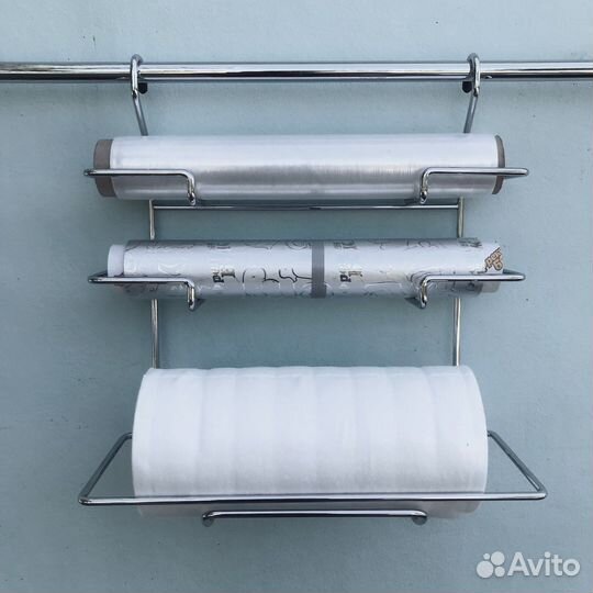 Полки для рейлинга хром глянец