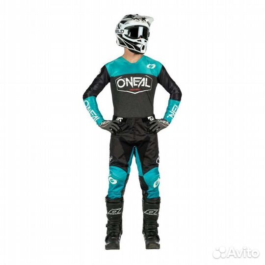 Мотоштаны Oneal mayhem-hexx-pants blue-black