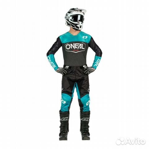 Мотоштаны Oneal mayhem-hexx-pants blue-black