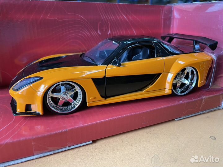 Форсаж 1/24 Mazda rx7 Han’s / Jada fast