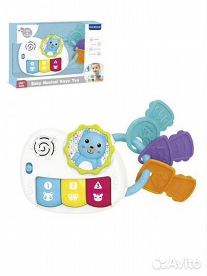 Развивающая музыкальная игрушка, свет, звук, эл.пи