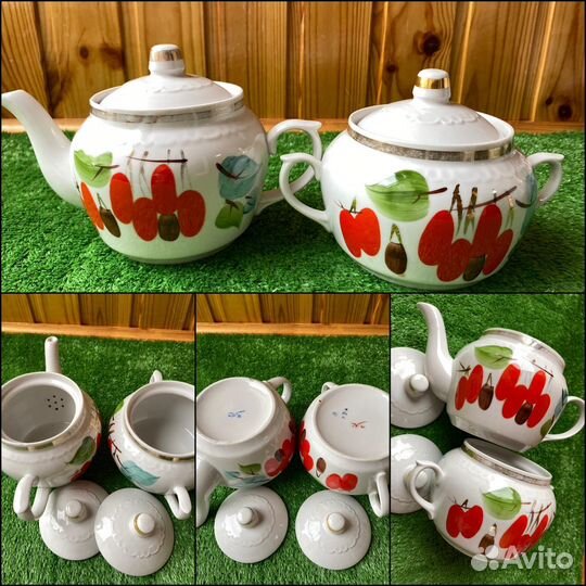 Фарфор СССР чайник заварник