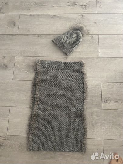 Комплект шапка и шарф