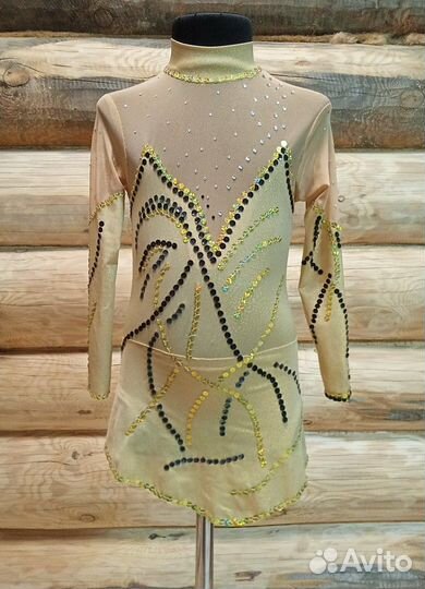 Купальник / Платье для выступлений гимнастика / фк