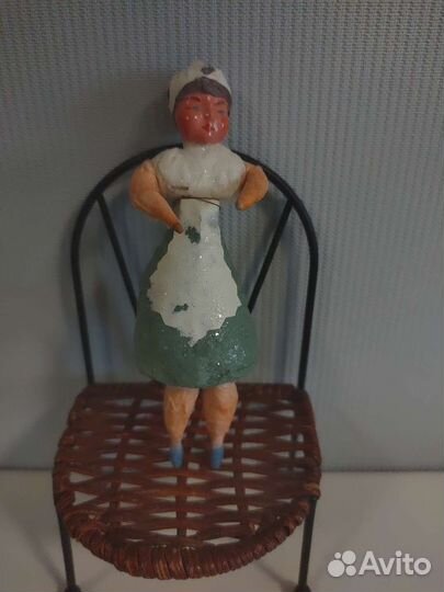 Ёлочные ватные игрушки СССР