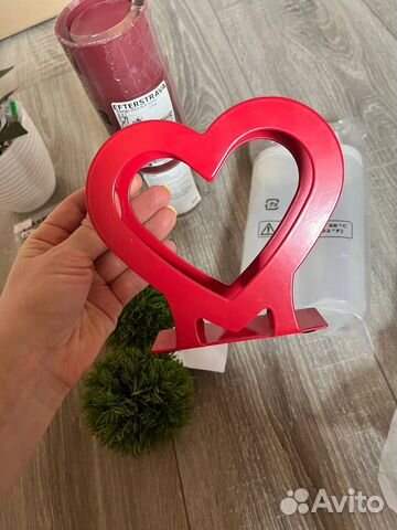 Винтер 2021 Салфетница, красное сердце, икеа