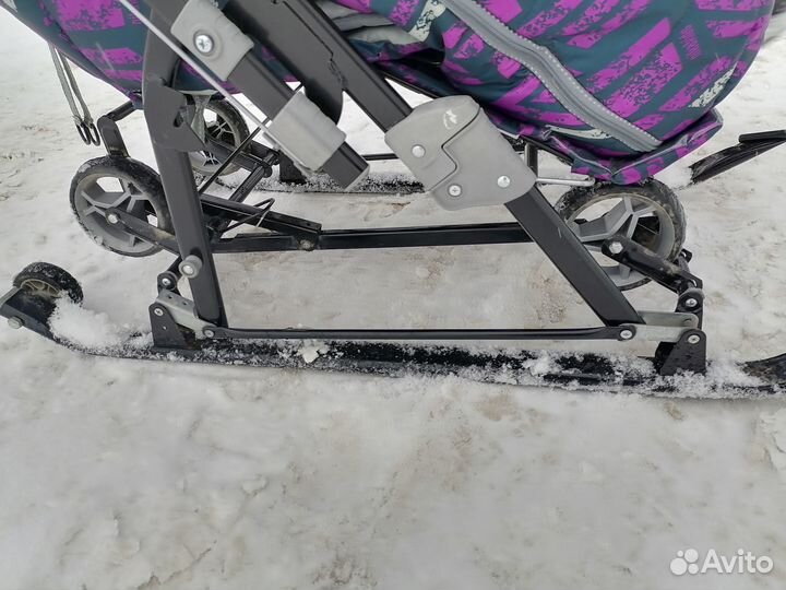 Детские санки коляска