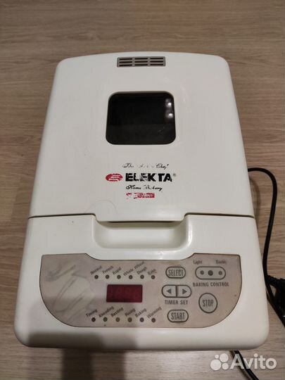 Хлебопечь elekta ebm150mk
