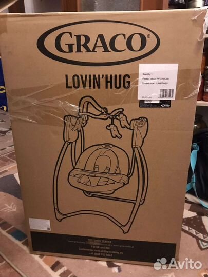 Детские электронные качели graco