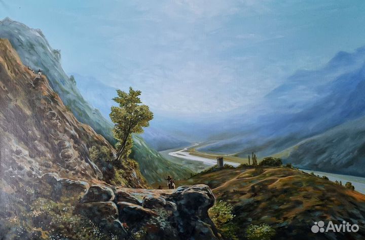 Картина маслом на холсте большая