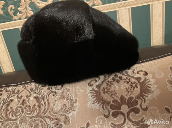 Новая мужская шапка Мономах из нерпы