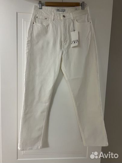 Джинсы белые zara 42