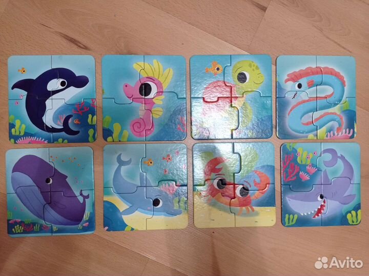 Макси пазл Белоснежка и набор пазлов Carotina