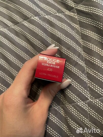 Помада Rouge Dior ultra rouge 436