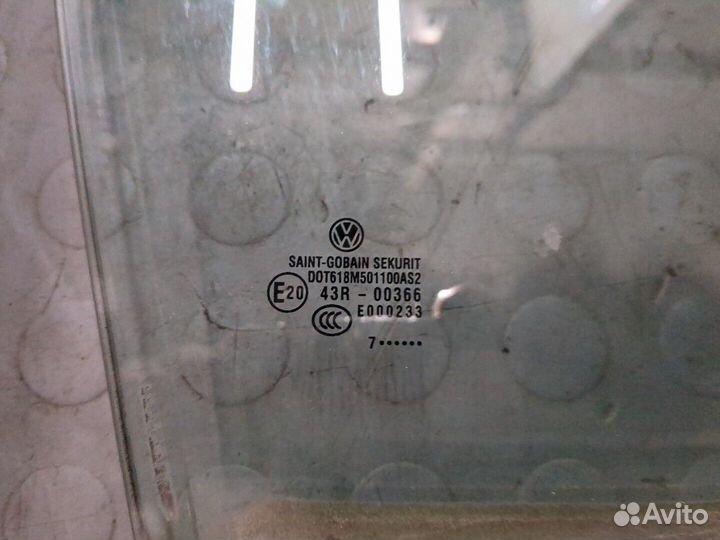 Стекло боковой двери Volkswagen Phaeton, 2008