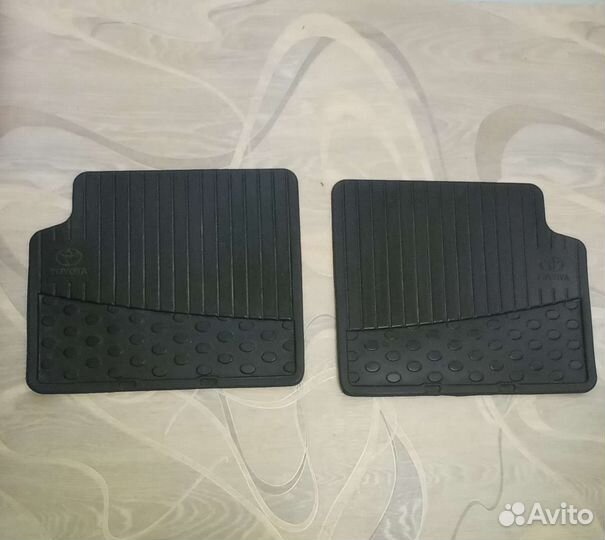 Автомобильные коврики резиновые toyota corolla 120