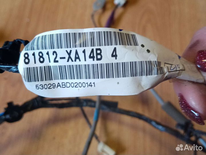 Проводка крышки багажника Субару Трибека рестайл