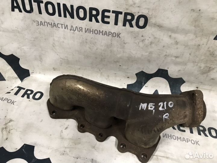 Коллектор выпускной правый мерседес W210. 2.8. Дв