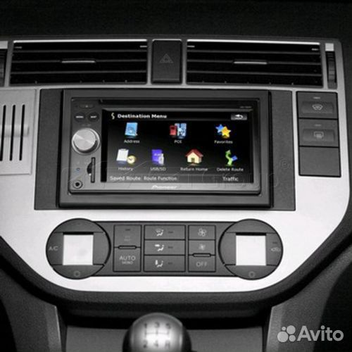 Переходная рамка 2 дин Ford Focus