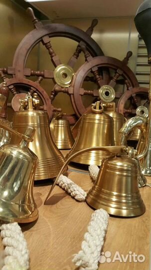 Рында на штурвале колокол с гравировкой