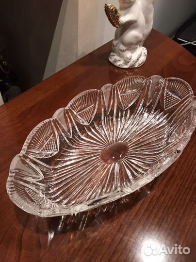 Хрустальная ваза времен СССР