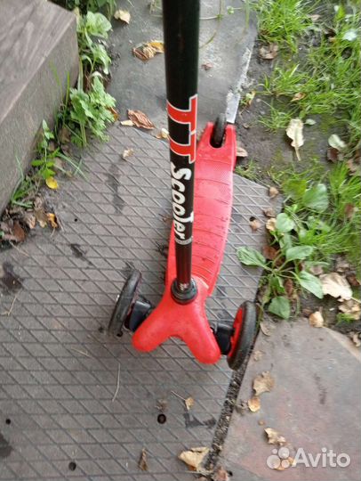 Самокат детский трехколесный бу