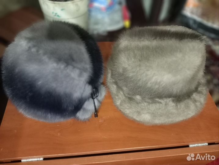 Шапки из натурального меха пакетом