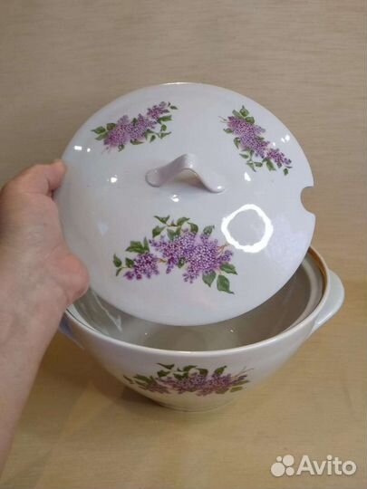 Блюдо Сирень Дулёво