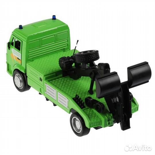 Машина Технопарк металл каmaz Эвакуатор 15 см инер