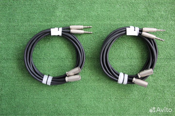 2Jack-2XLR Q-Flex мощный, Япония