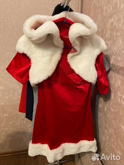 Новогодний костюм снегурочки 40 р