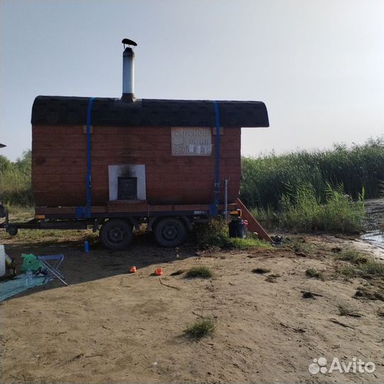 Готовый бизнес, баня на прицепе