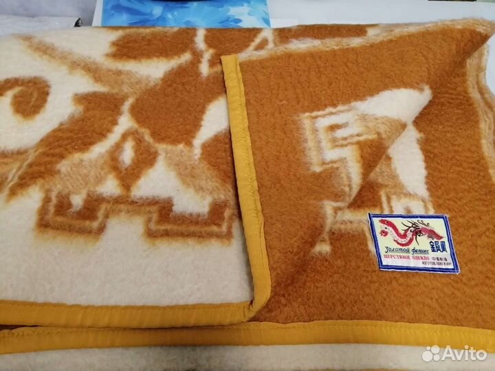 Одеяло ангора/шерсть для северного полюса новое