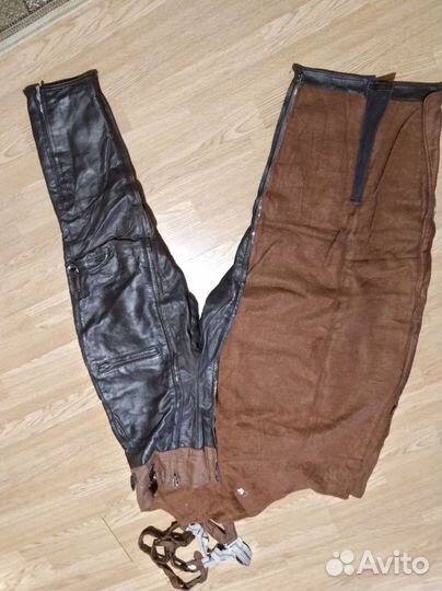 Штаны лётные кожаные ввс СССР 52/3, 54/5 1978г