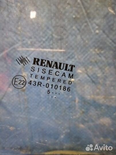 Стекло двери переднее правое Renault Logan 2 L8